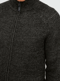 BLEND Herren Strickjacke - BHCarmelo in schwarz