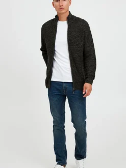 BLEND Herren Strickjacke - BHCarmelo in schwarz