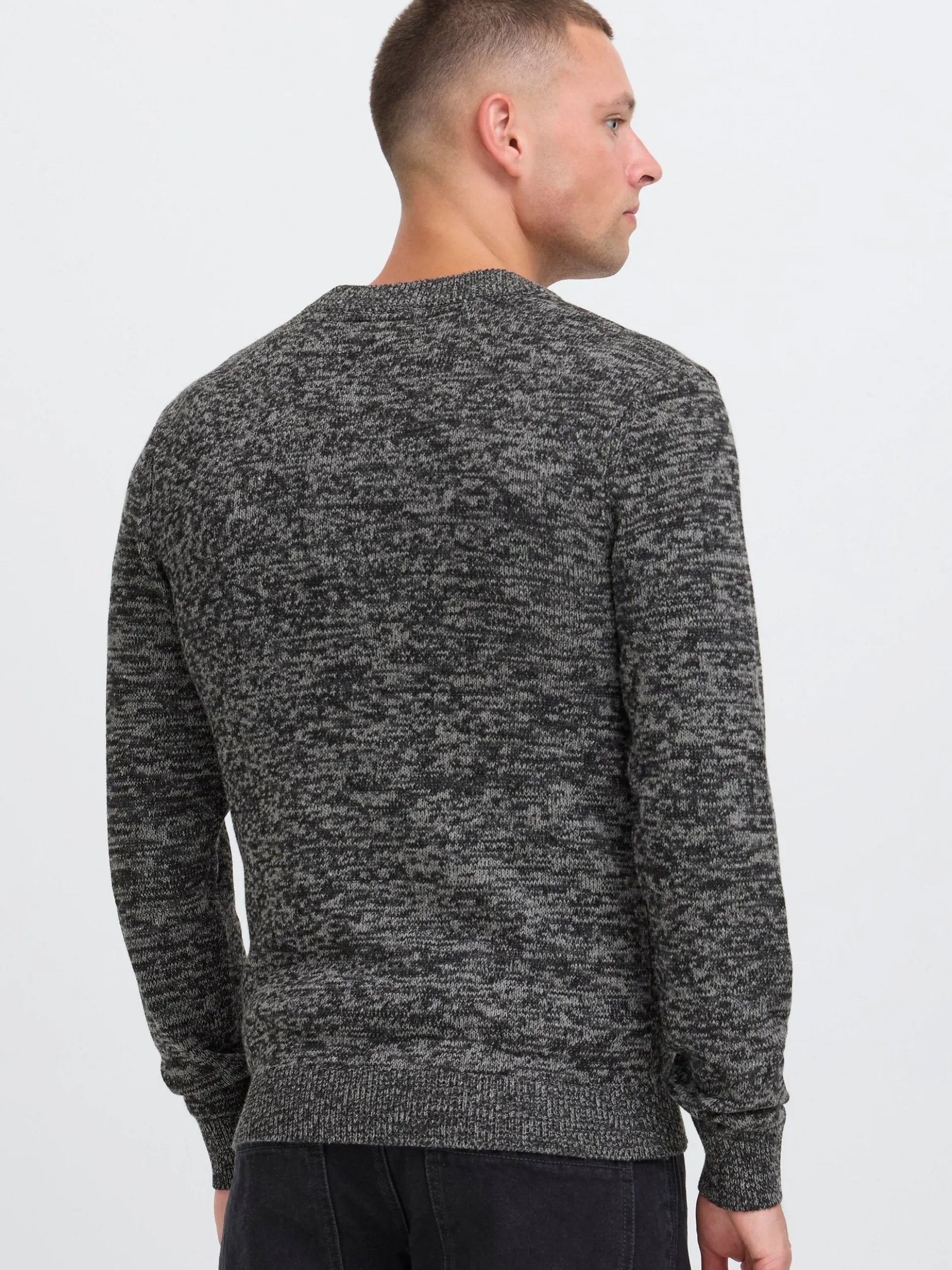 BLEND Herren Strickjacke - BHDamon in schwarz