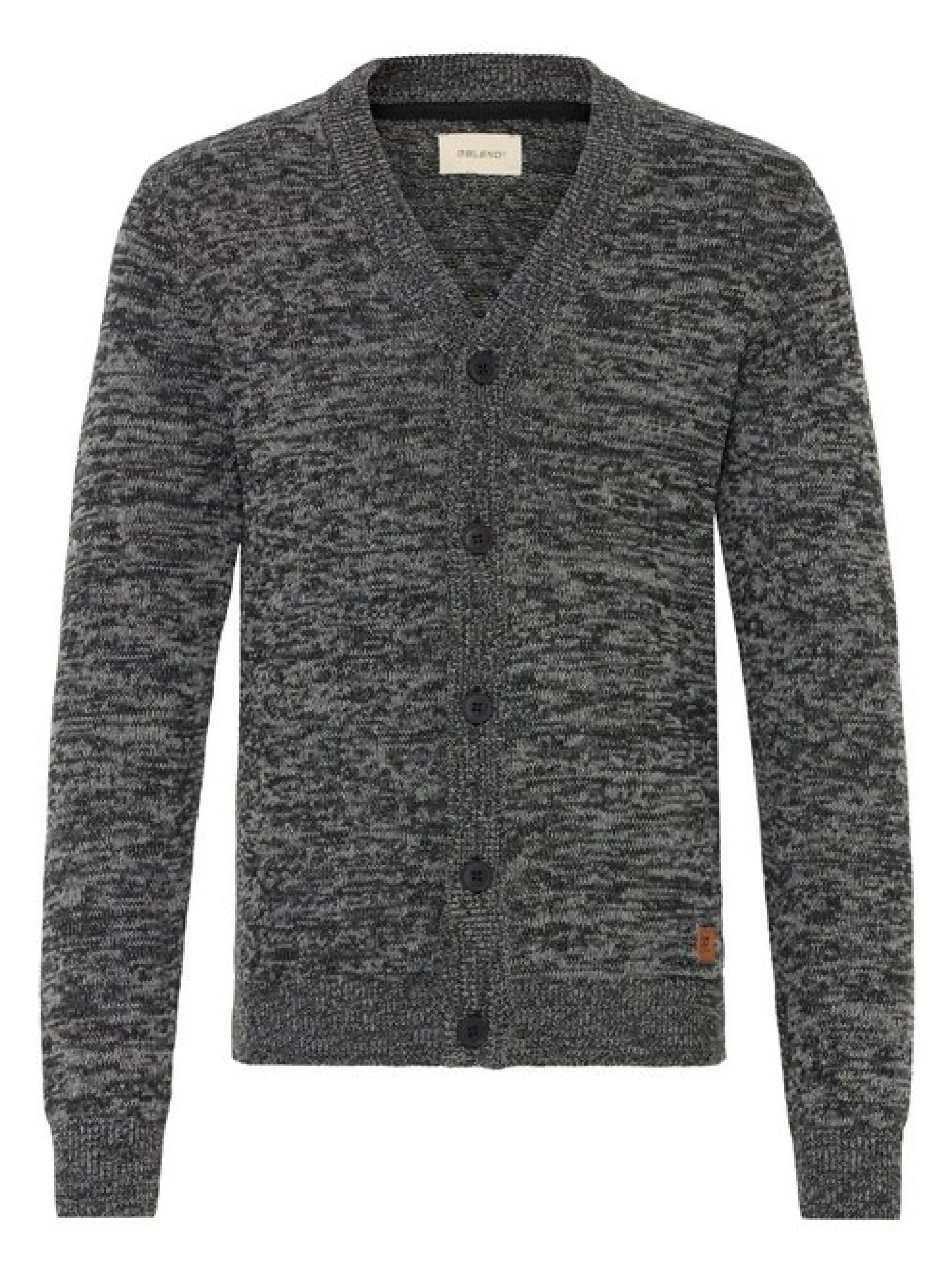 BLEND Herren Strickjacke - BHDamon in schwarz