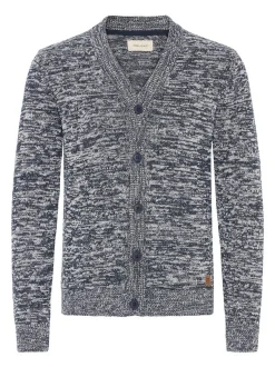 BLEND Herren Strickjacke - BHDamon in blau