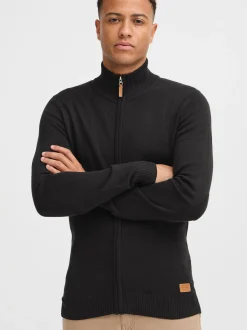 BLEND Herren Strickjacke - BHNorman in schwarz