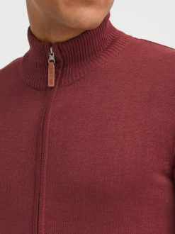 BLEND Herren Strickjacke - BHNorman in rot