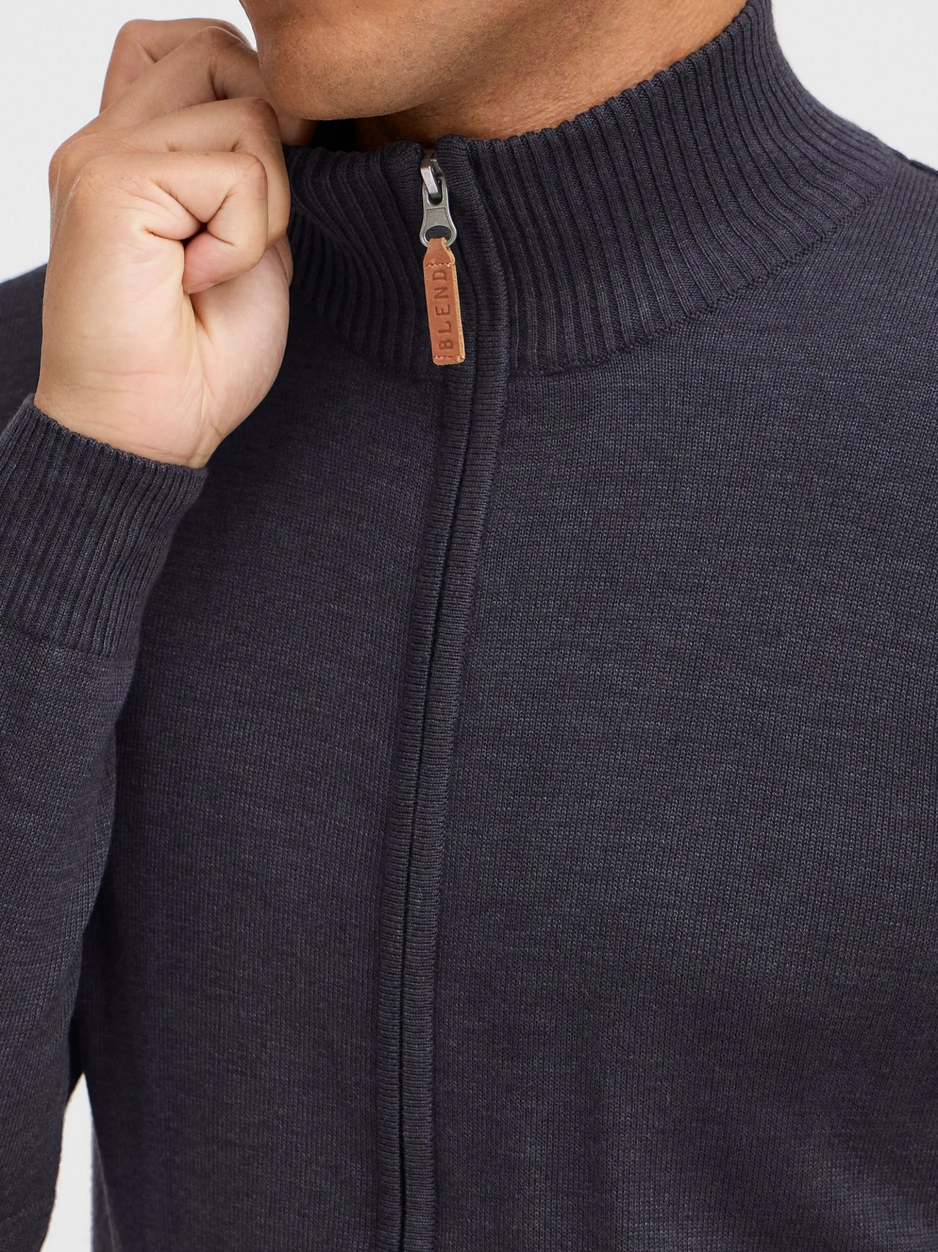 BLEND Herren Strickjacke - BHNorman in marine