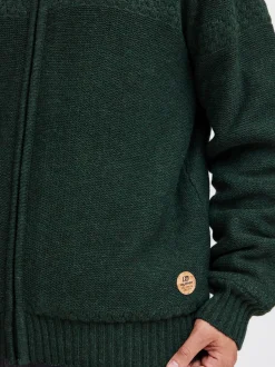 BLEND Herren Strickjacke - BHPullover in grün
