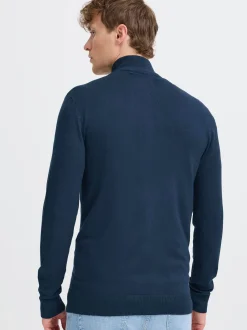 BLEND Herren Strickjacke - BHWebe in blau
