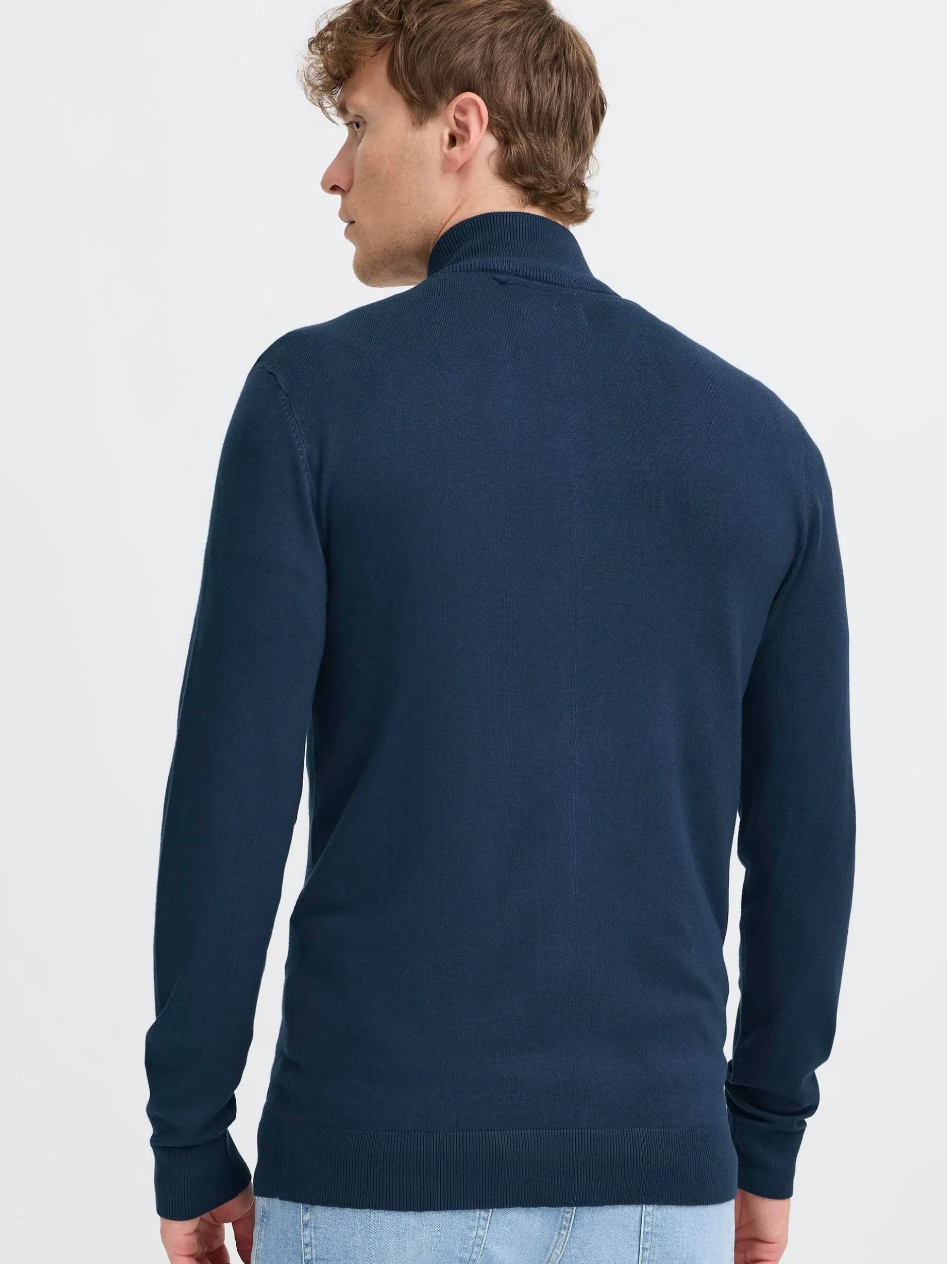 BLEND Herren Strickjacke - BHWebe in blau