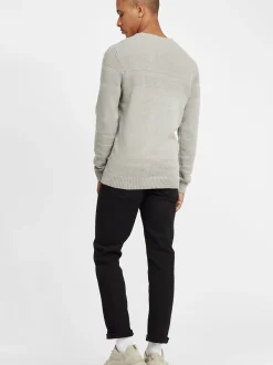 BLEND Herren Strickpullover - BHGastamo in grau