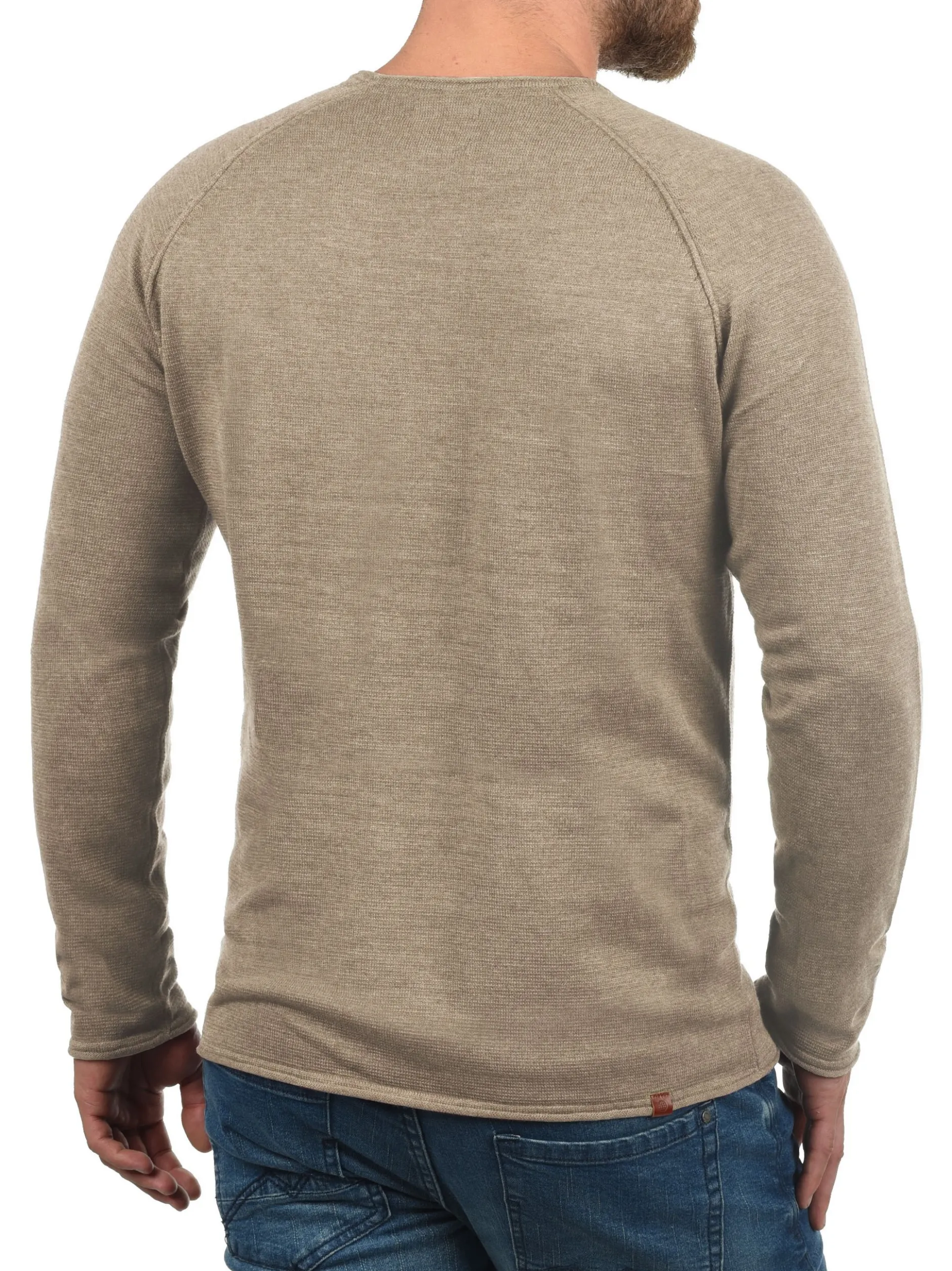 BLEND Herren Strickpullover - BHJohn in beige