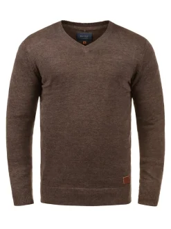 BLEND Herren Strickpullover - BHLasse in mocca