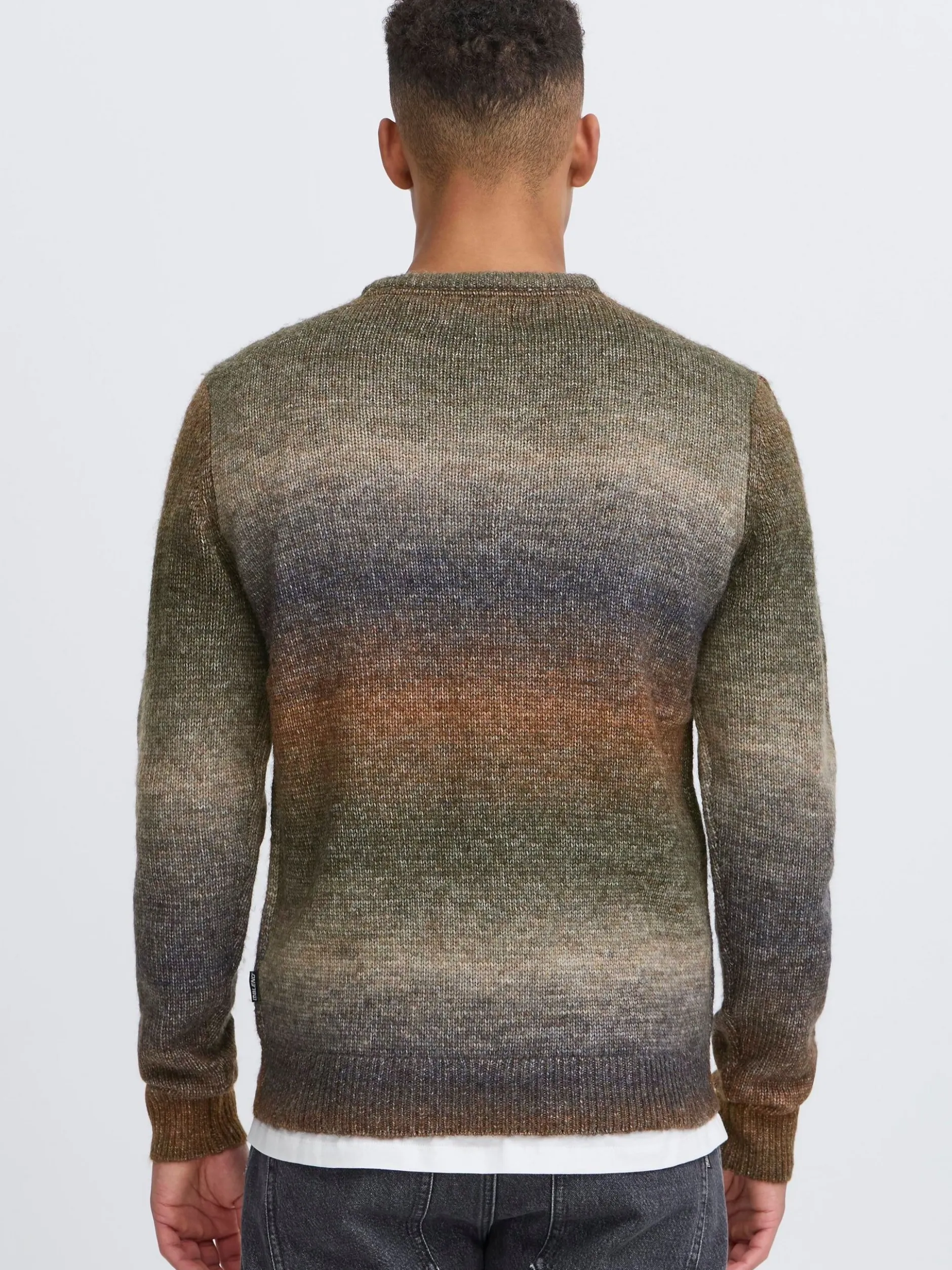 BLEND Herren Strickpullover - BHDannie in grün