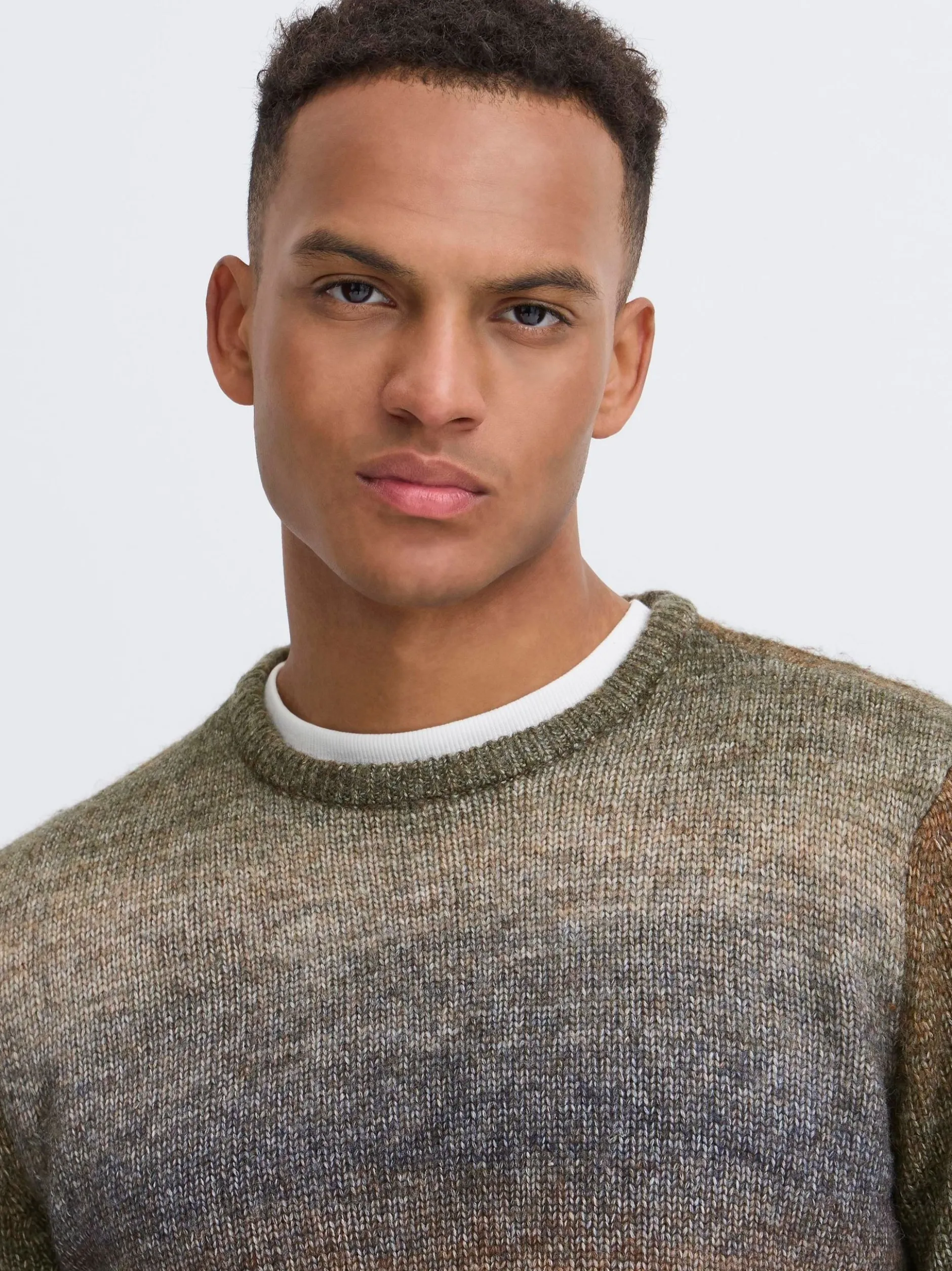 BLEND Herren Strickpullover - BHDannie in grün