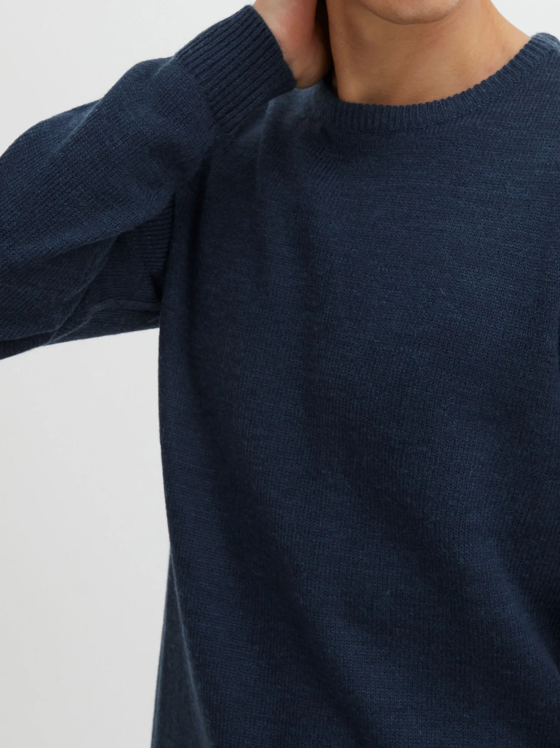 BLEND Herren Strickpullover - BHPullover in blau