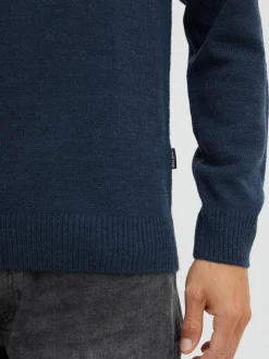 BLEND Herren Strickpullover - BHPullover in blau