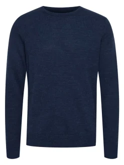 BLEND Herren Strickpullover - BHPullover in blau