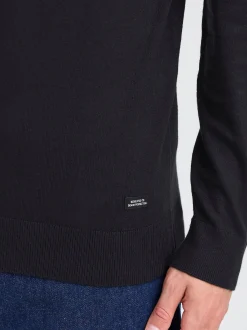 BLEND Herren Strickpullover - BHWeba in schwarz
