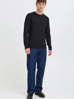 BLEND Herren Strickpullover - BHWeba in schwarz
