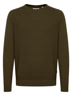 BLEND Herren Strickpullover in grün