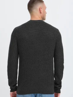 BLEND Herren Strickpullover - BHRibi in grau