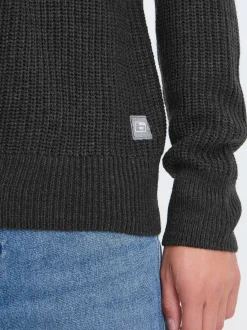 BLEND Herren Strickpullover - BHRibi in grau