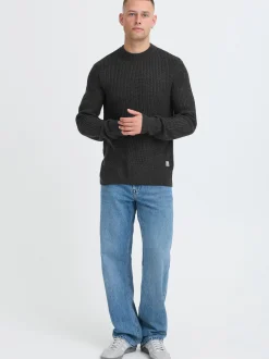 BLEND Herren Strickpullover - BHRibi in grau