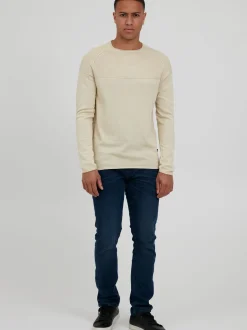 BLEND Herren Strickpullover - BHAdriano in beige