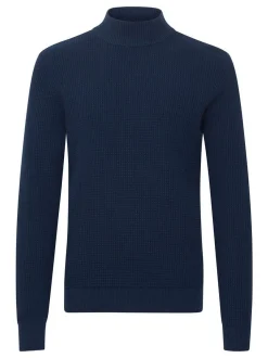 BLEND Herren Strickpullover - BHPullover in blau