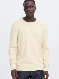 BLEND Herren Strickpullover - BHBray in vanille
