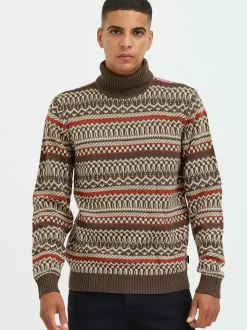 BLEND Herren Strickpullover - BHPullover in braun