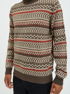 BLEND Herren Strickpullover - BHPullover in braun