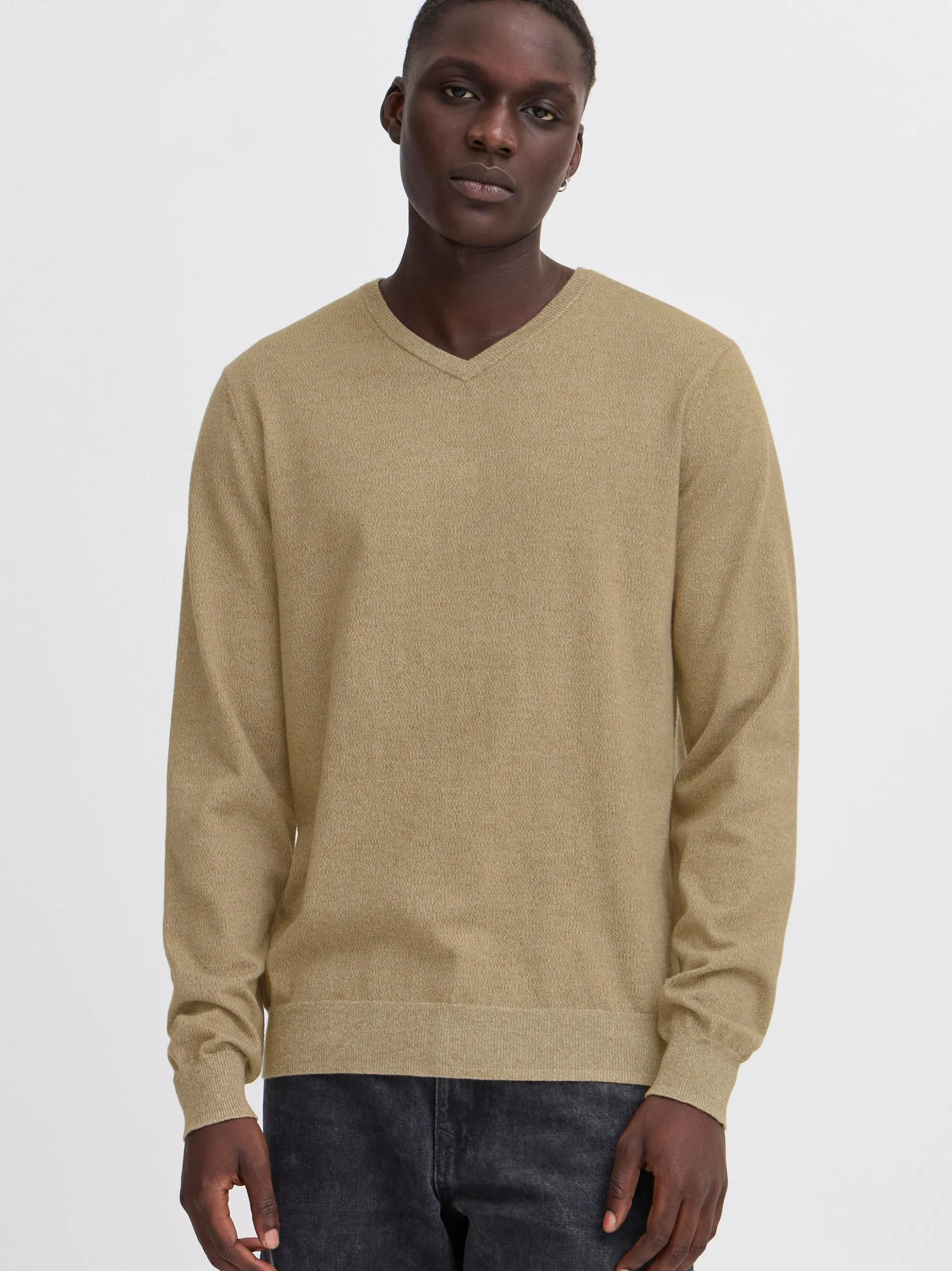 BLEND Herren Strickpullover - BHBruton in beige