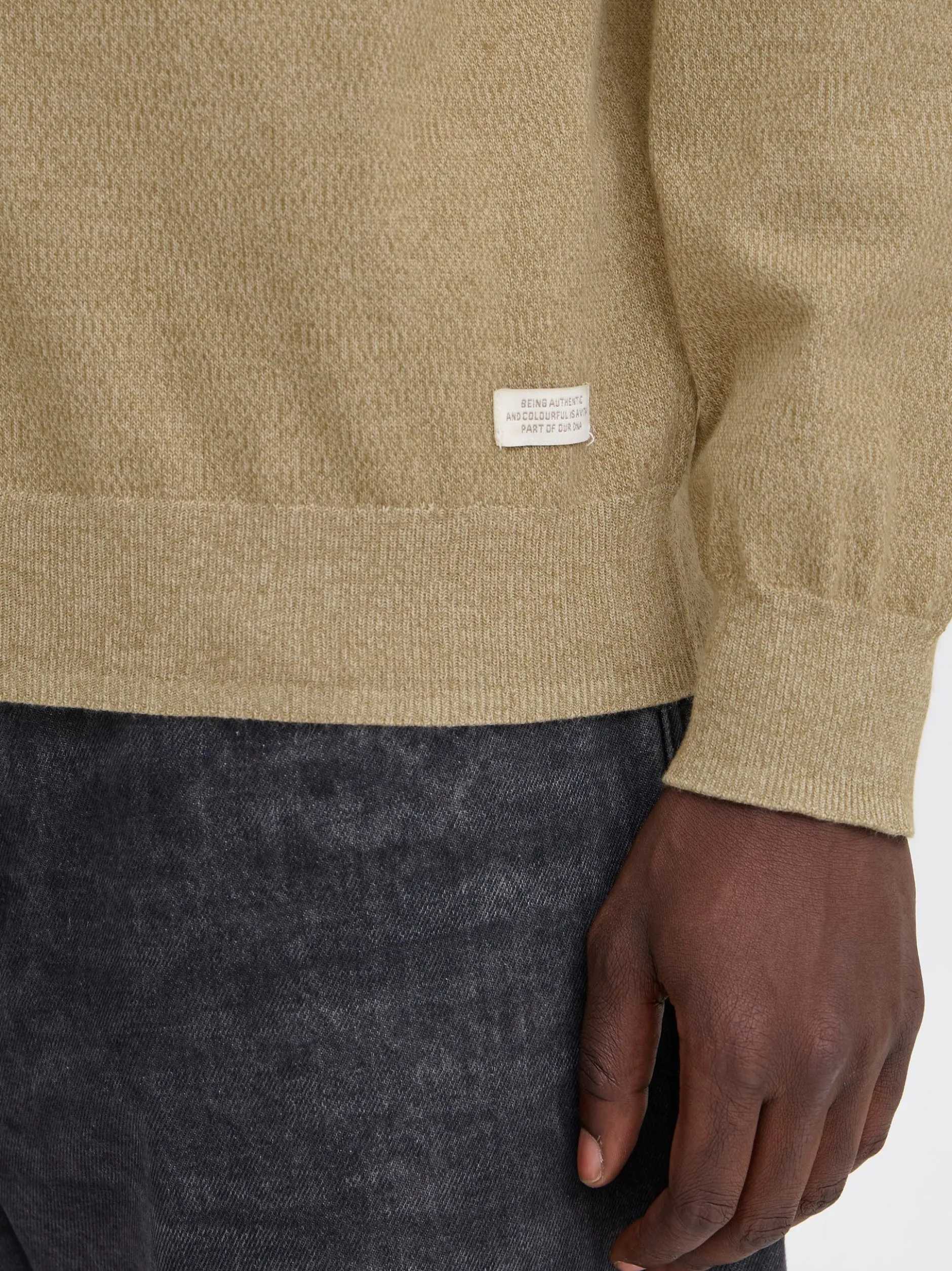 BLEND Herren Strickpullover - BHBruton in beige