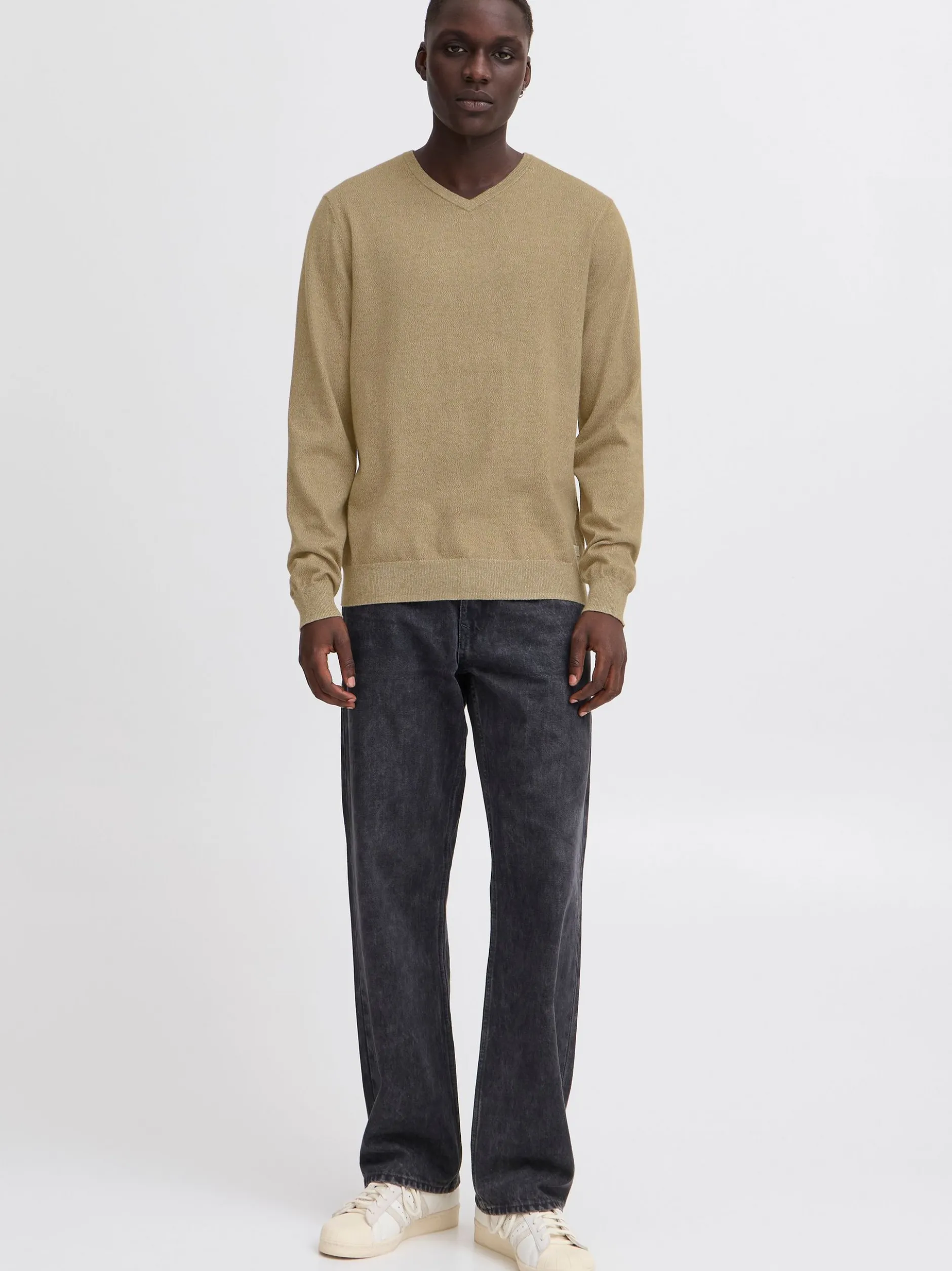BLEND Herren Strickpullover - BHBruton in beige