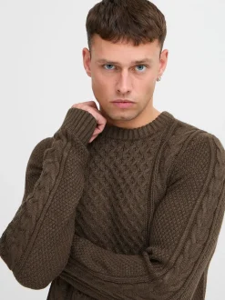 BLEND Herren Strickpullover - BHPullover in braun