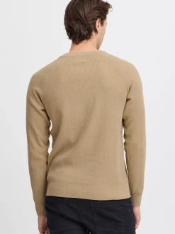 BLEND Herren Strickpullover in beige