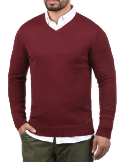 BLEND Herren Strickpullover - BHLasse in rot