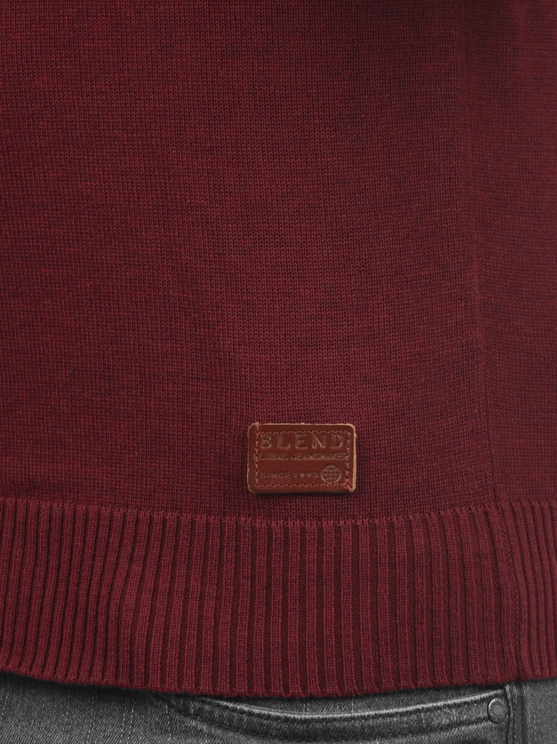 BLEND Herren Strickpullover - BHLasse in rot