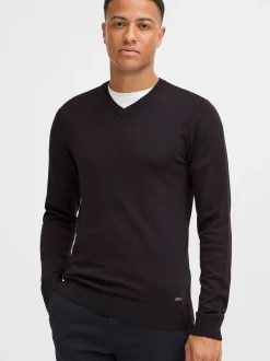 BLEND Herren Strickpullover - BHWeber in schwarz