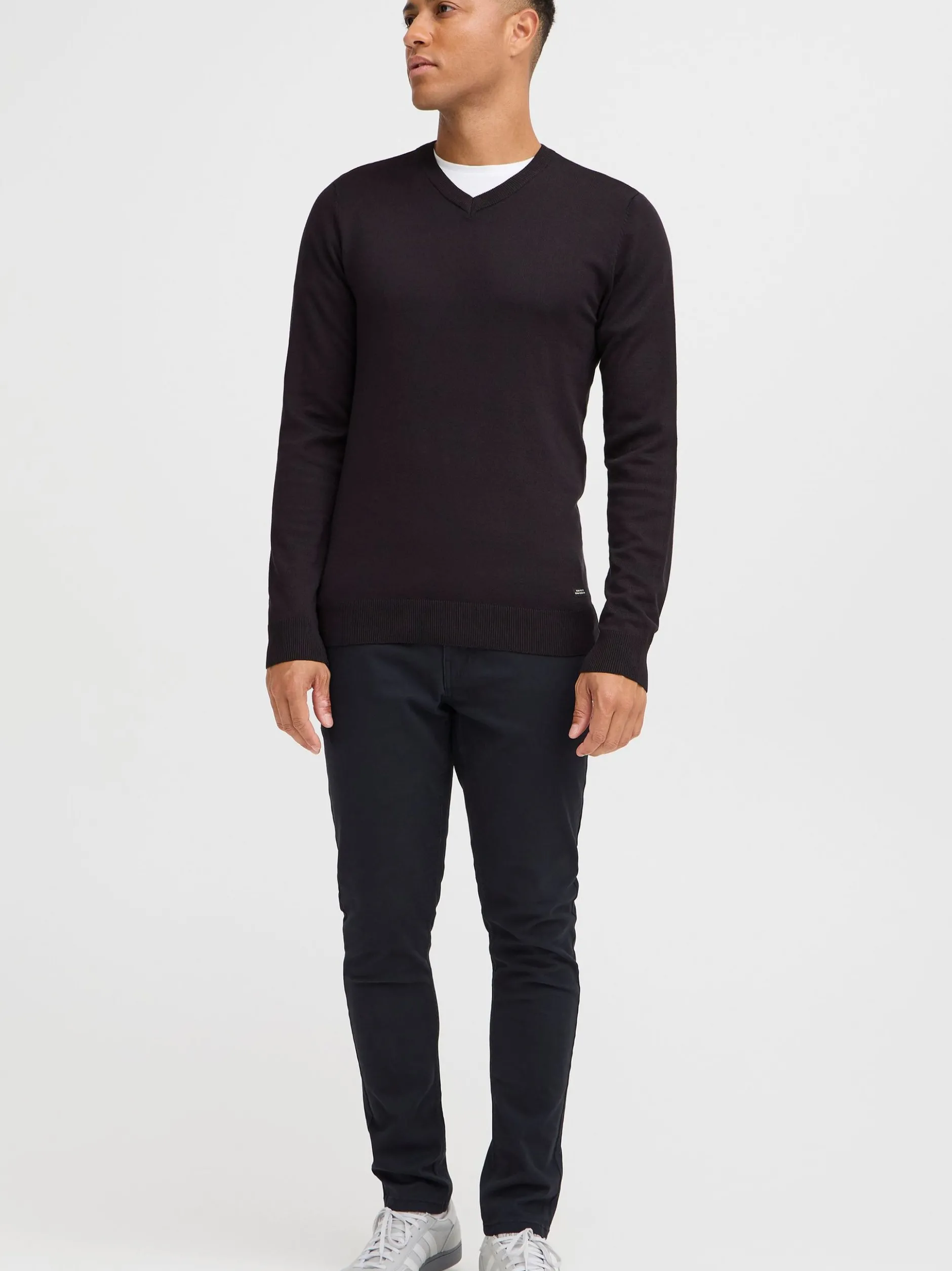 BLEND Herren Strickpullover - BHWeber in schwarz