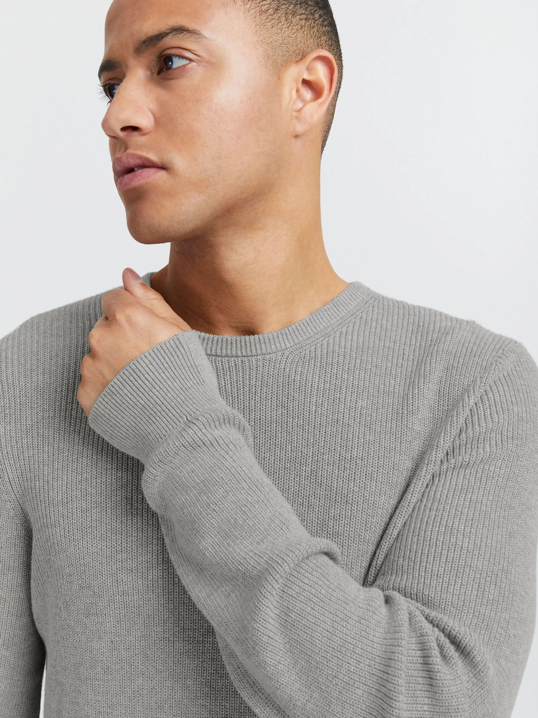 BLEND Herren Strickpullover - BHCodford in grau