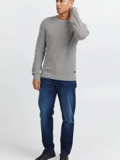 BLEND Herren Strickpullover - BHCodford in grau