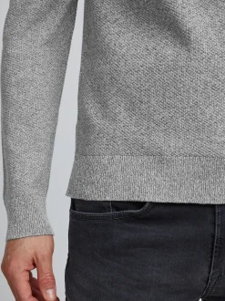 BLEND Herren Strickpullover - bhpullover in grau