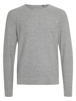 BLEND Herren Strickpullover - bhpullover in grau