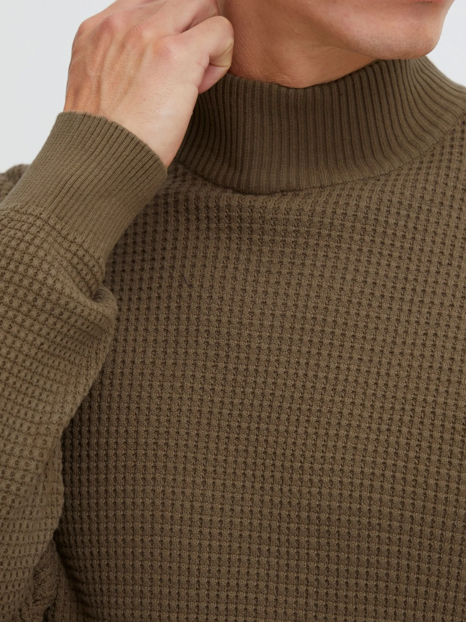 BLEND Herren Strickpullover - BHPullover in braun