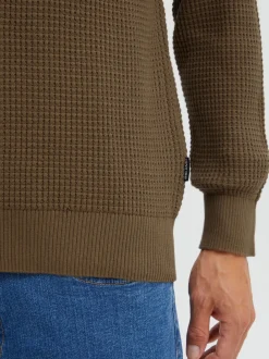 BLEND Herren Strickpullover - BHPullover in braun
