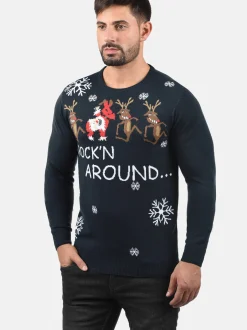 BLEND Herren Strickpullover - BHRudolph in blau