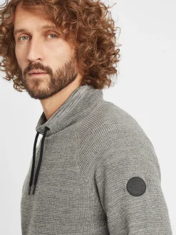 BLEND Herren Strickpullover - BHComulco in grau