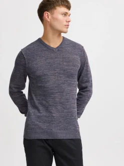 BLEND Herren Strickpullover - BHDansel in blau