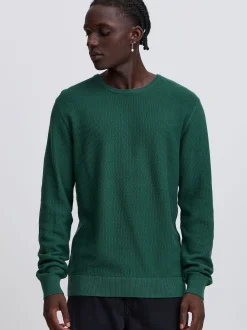 BLEND Herren Strickpullover - BHPullover in grün