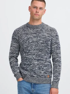 BLEND Herren Strickpullover - BHDanno in blau